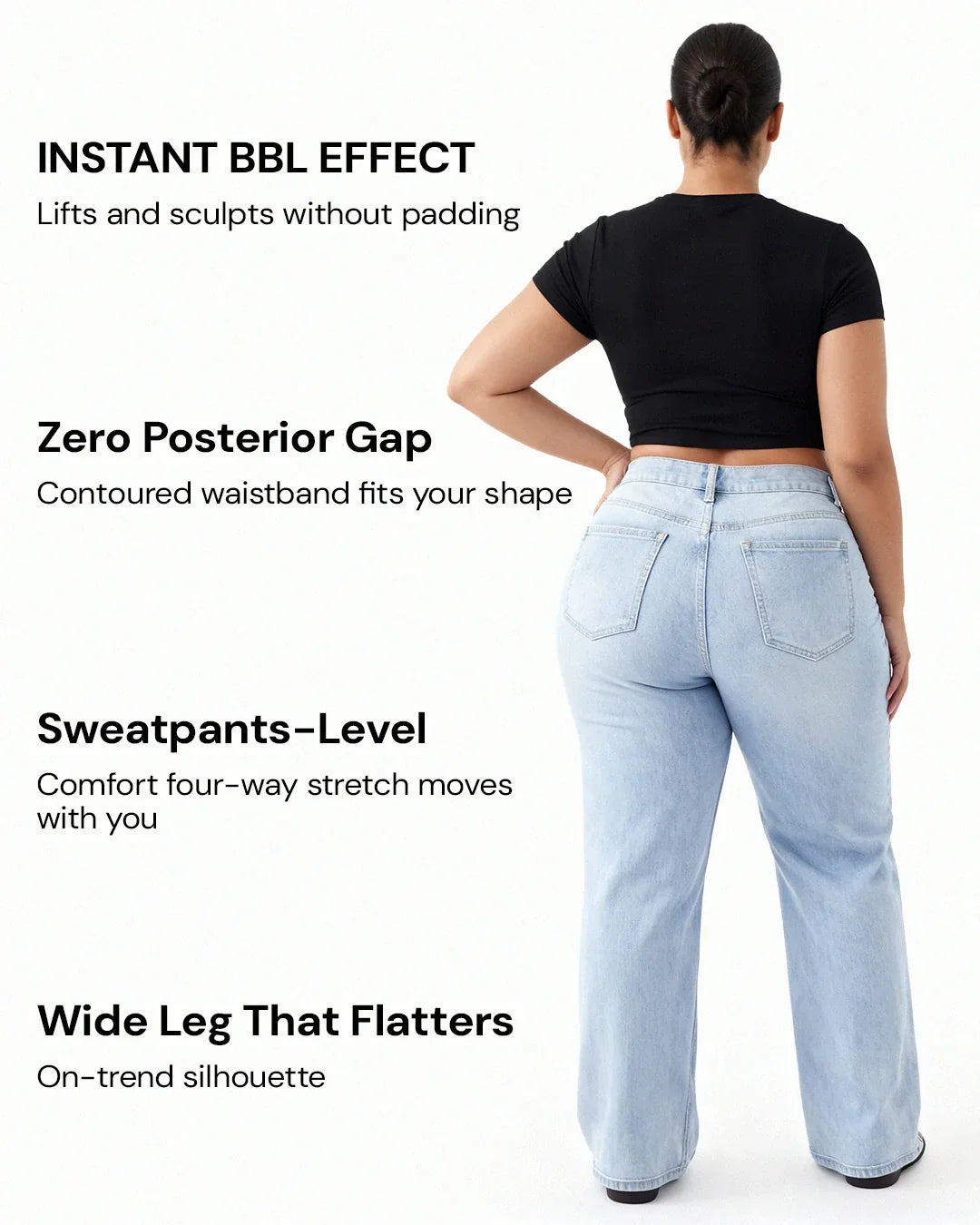 karina | Jeans Wide Leg Curve-Sculpt™ – Efecto Push Up Natural