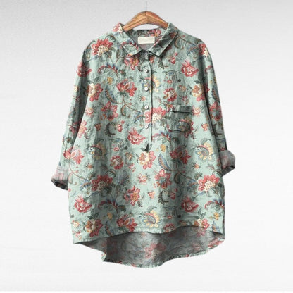 Johanna | Blusa Floral Elegante — Frescura y Estilo Diario