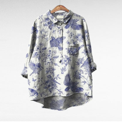 Johanna | Blusa Floral Elegante — Frescura y Estilo Diario