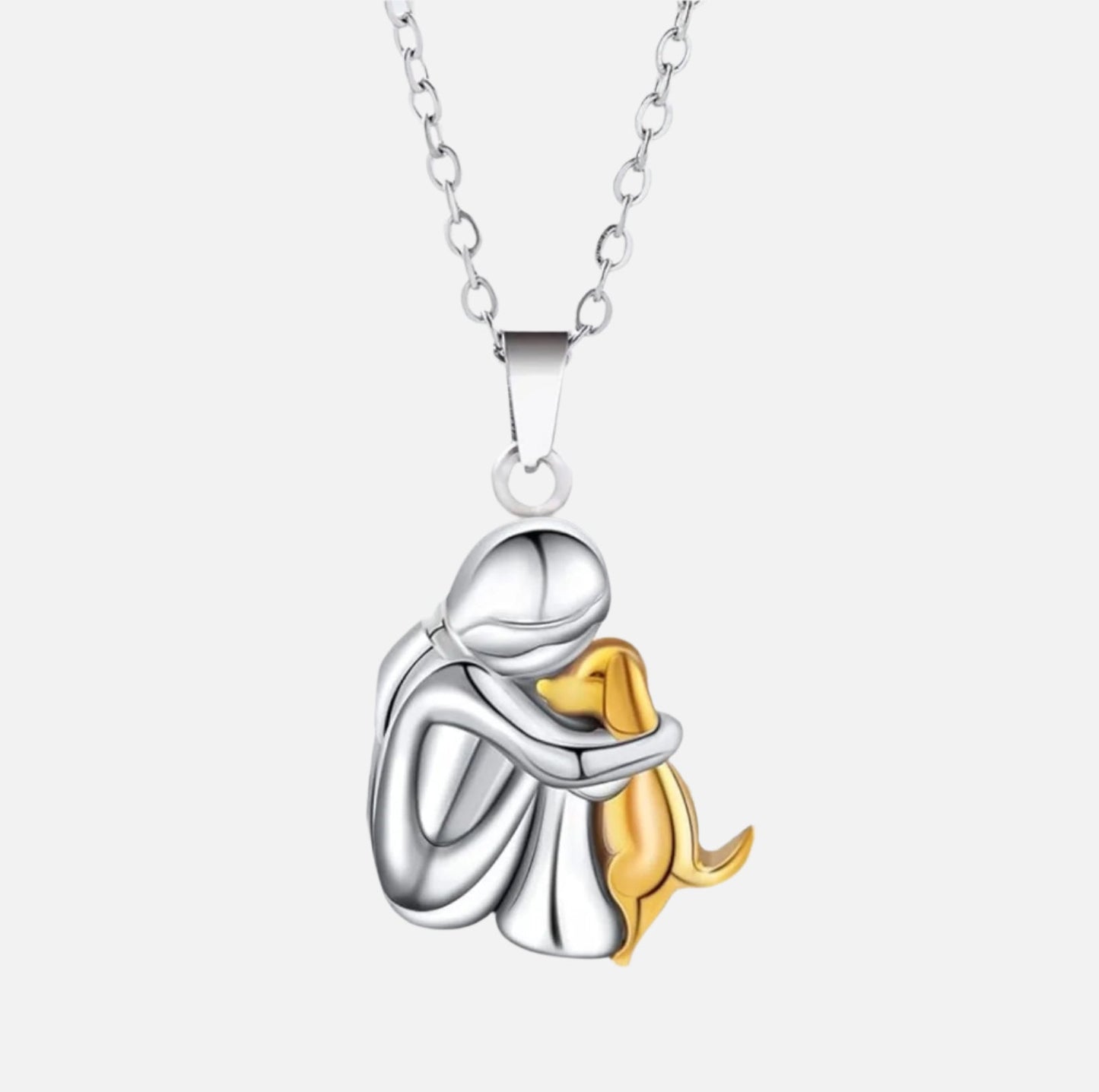 | Collar con colgante en forma de perro