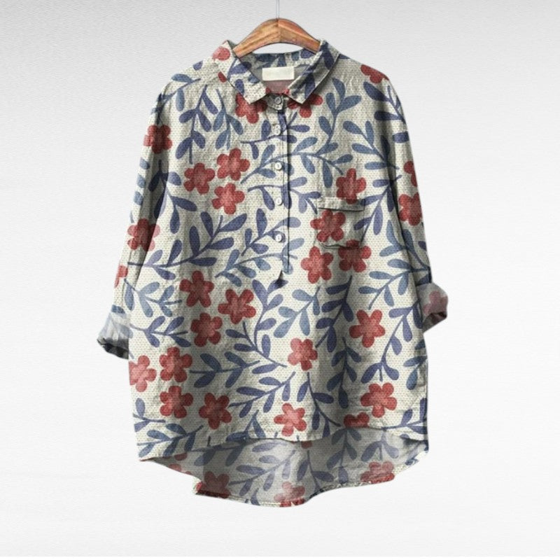 Johanna | Blusa Floral Elegante — Frescura y Estilo Diario