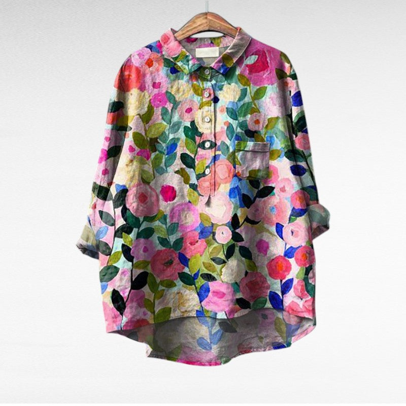 Johanna | Blusa Floral Elegante — Frescura y Estilo Diario