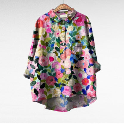 Johanna | Blusa Floral Elegante — Frescura y Estilo Diario