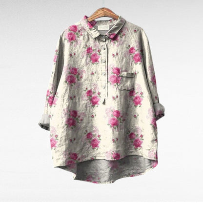 Johanna | Blusa Floral Elegante — Frescura y Estilo Diario