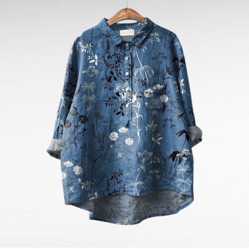 Johanna | Blusa Floral Elegante — Frescura y Estilo Diario