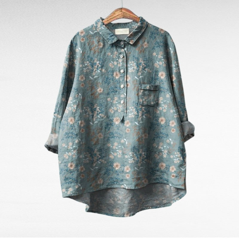 Johanna | Blusa Floral Elegante — Frescura y Estilo Diario