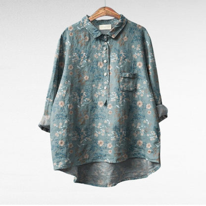 Johanna | Blusa Floral Elegante — Frescura y Estilo Diario