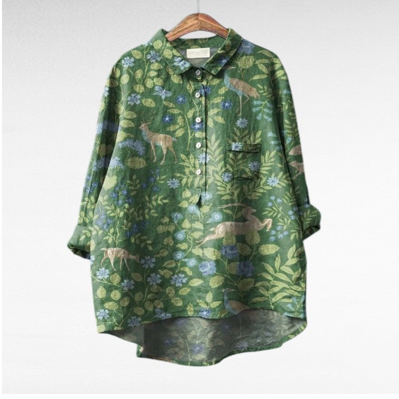 Johanna | Blusa Floral Elegante — Frescura y Estilo Diario