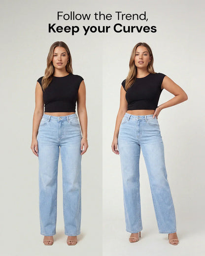 karina | Jeans Wide Leg Curve-Sculpt™ – Efecto Push Up Natural