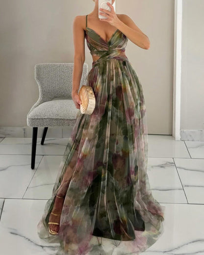 Talia | Vestido Largo Floral — Elegancia Ligera y Sofisticada (¡EDICIÓN LIMITADA!)