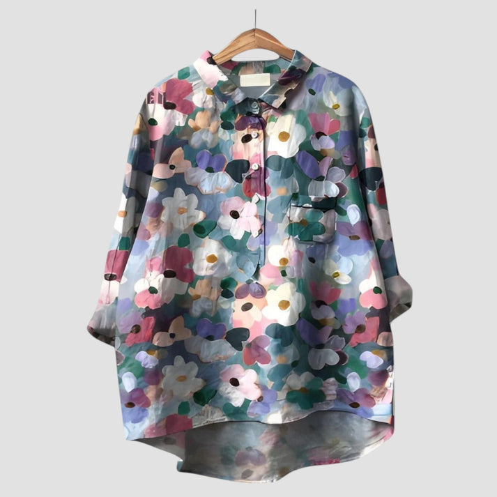 Johanna | Blusa Floral Elegante — Frescura y Estilo Diario