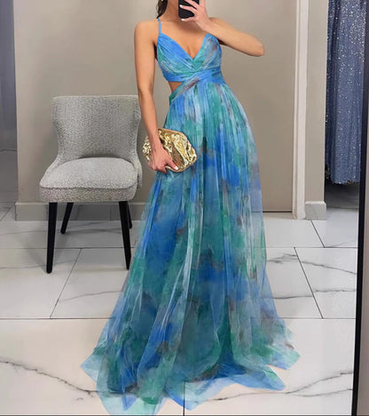 Talia | Vestido Largo Floral — Elegancia Ligera y Sofisticada (¡EDICIÓN LIMITADA!)