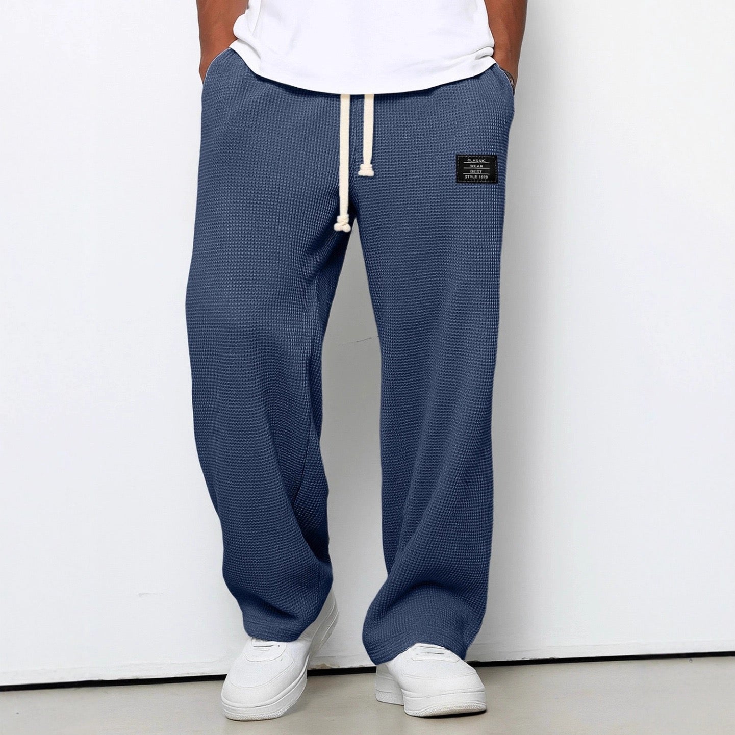 DAVID | Pantalones anchos y cómodos para hombre con cintura ajustable