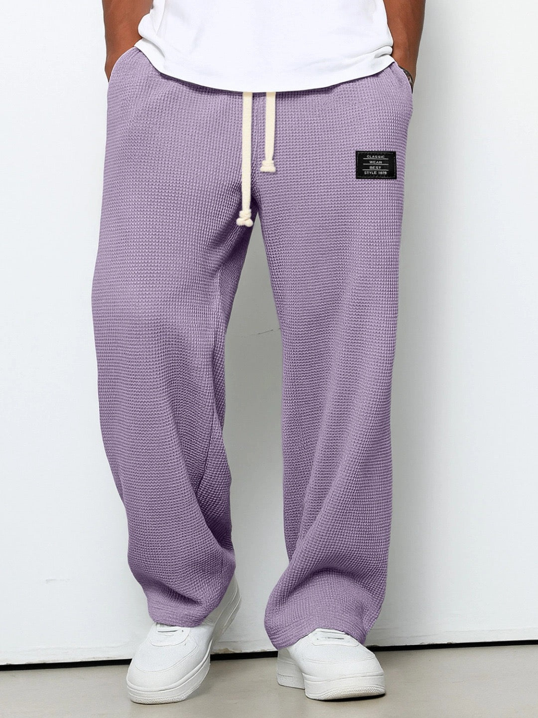 DAVID | Pantalones anchos y cómodos para hombre con cintura ajustable