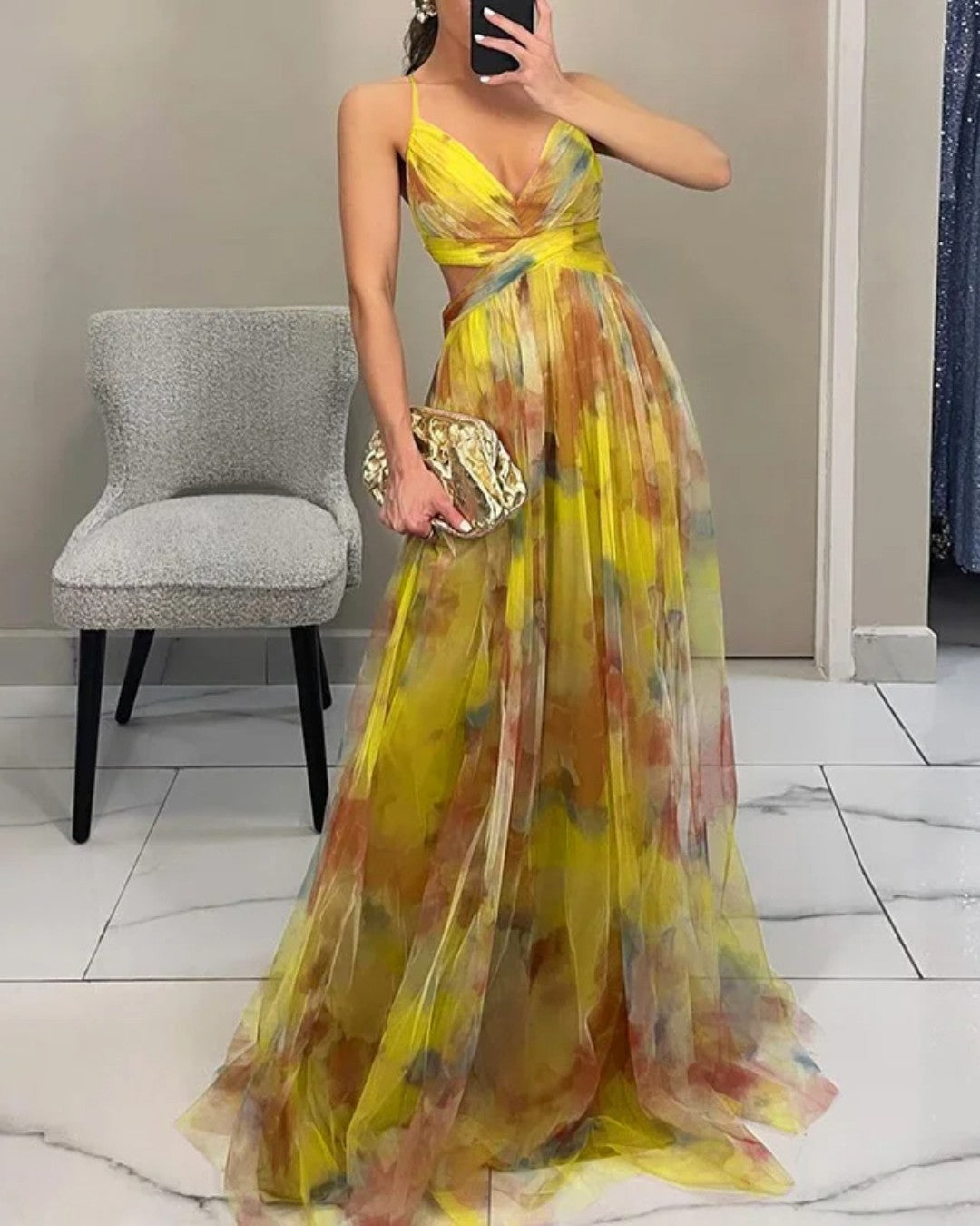 Talia | Vestido Largo Floral — Elegancia Ligera y Sofisticada (¡EDICIÓN LIMITADA!)