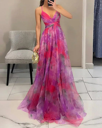 Talia | Vestido Largo Floral — Elegancia Ligera y Sofisticada (¡EDICIÓN LIMITADA!)