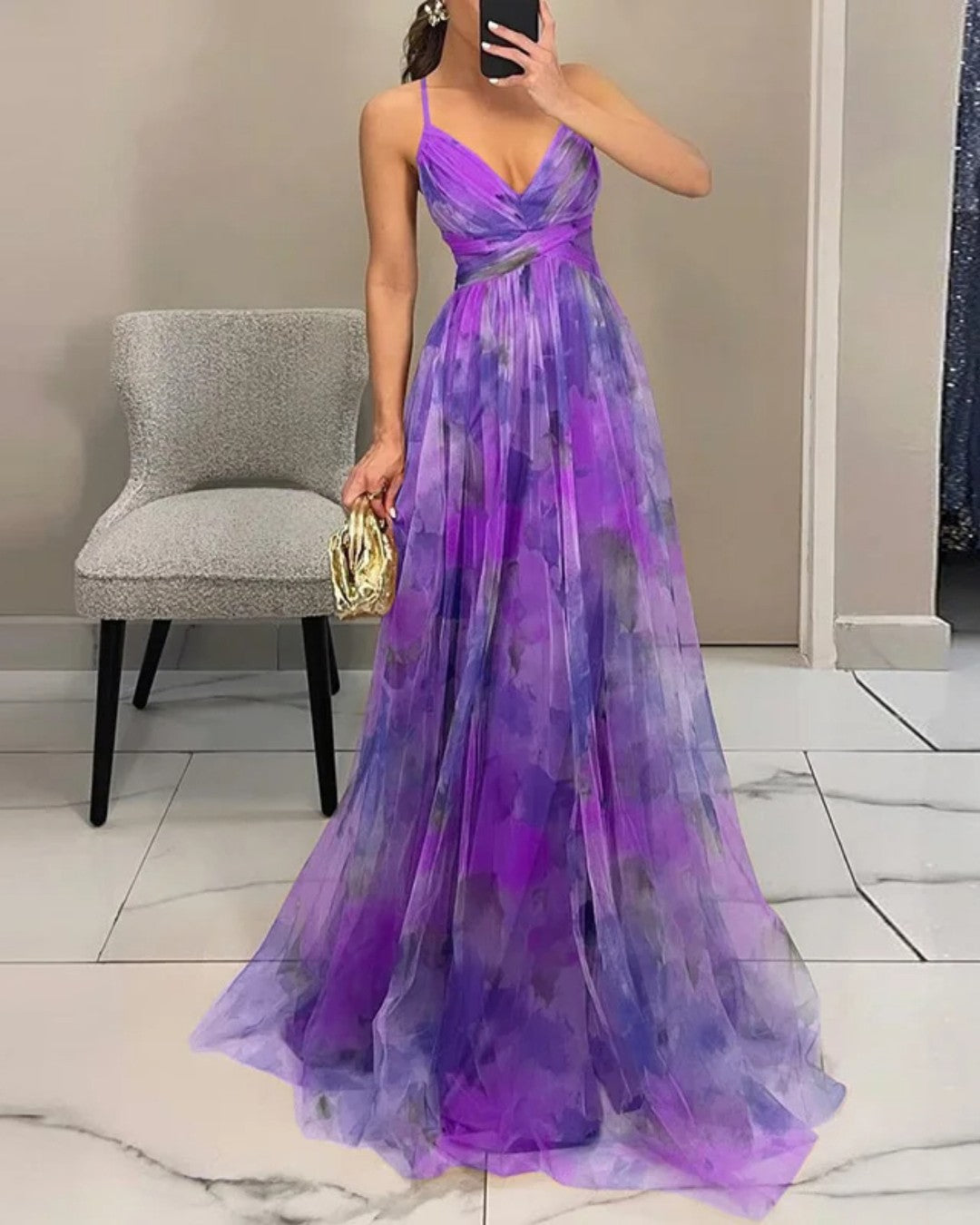 Talia | Vestido Largo Floral — Elegancia Ligera y Sofisticada (¡EDICIÓN LIMITADA!)