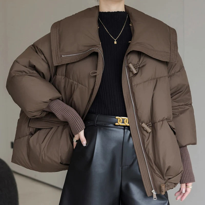 Alana | Abrigo con cuello de piel