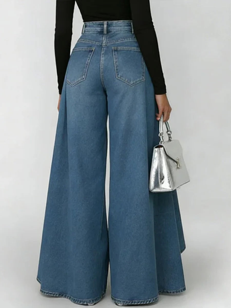 Helen | Jeans anchos y relajados de cintura alta para mujer