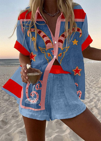 Majo | Conjunto Camisa + Shorts Estilo Resort en Lino Premium